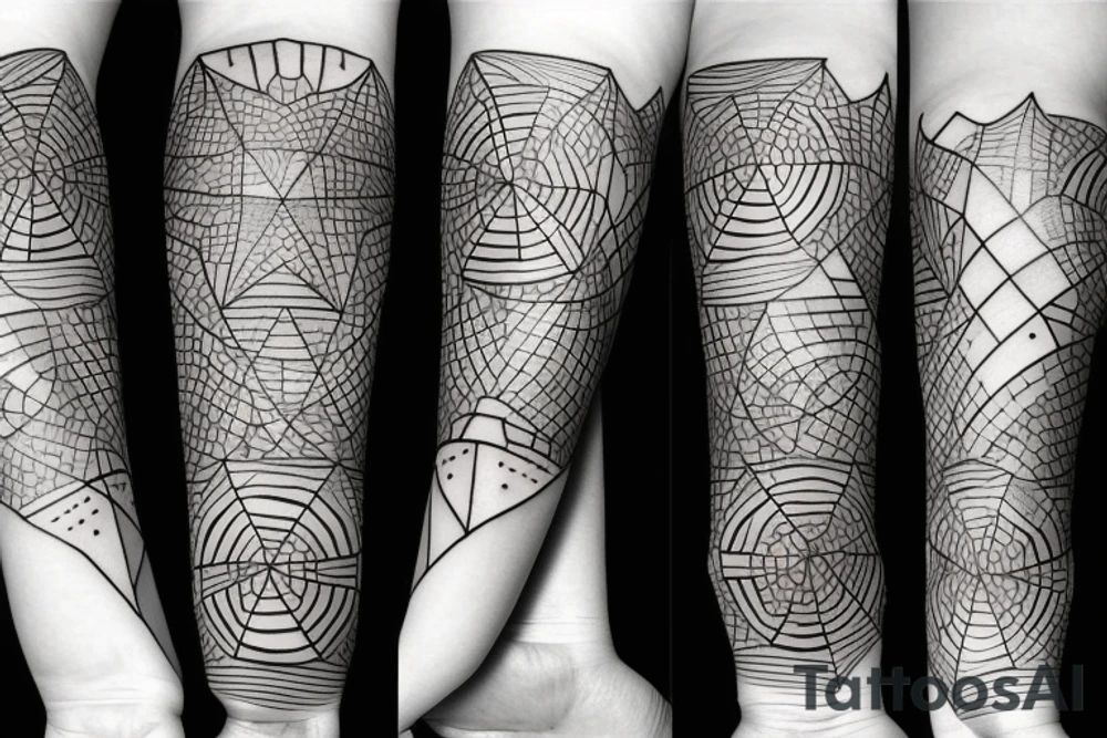geometric tattoo idea