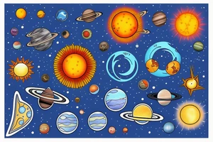 Solar System Tattoo tattoo idea