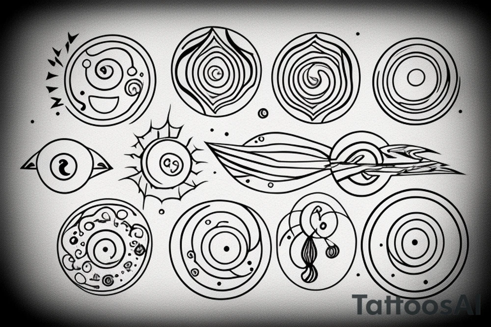 Solar System tattoo idea