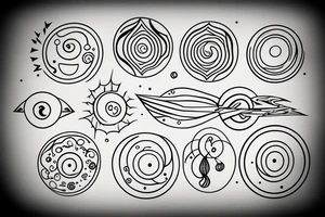 Solar System tattoo idea