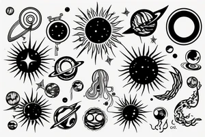 Solar System tattoo idea