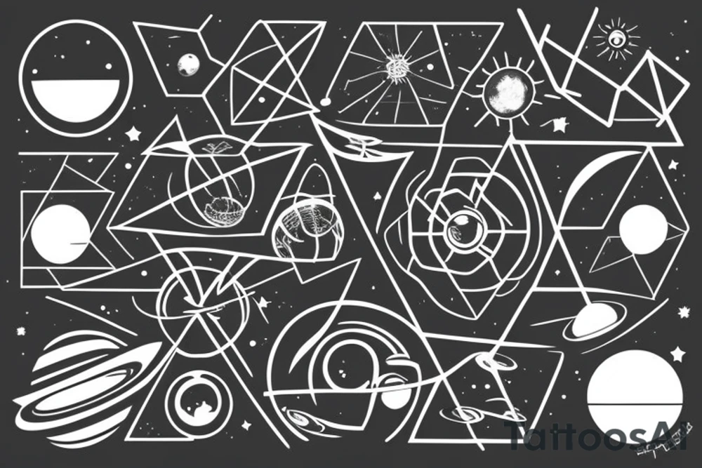 Solar System tattoo idea