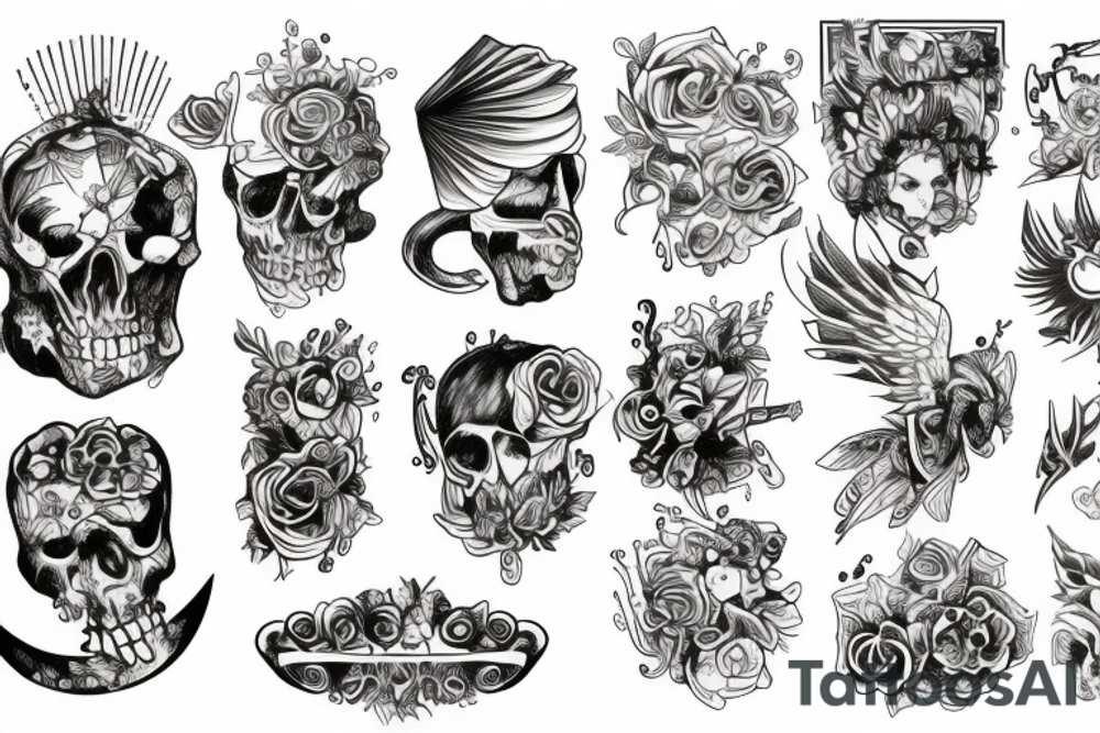 Flasche tattoo idea