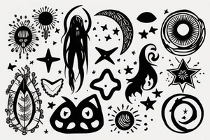 moonchild
simple
aesthetic
minimal tattoo idea