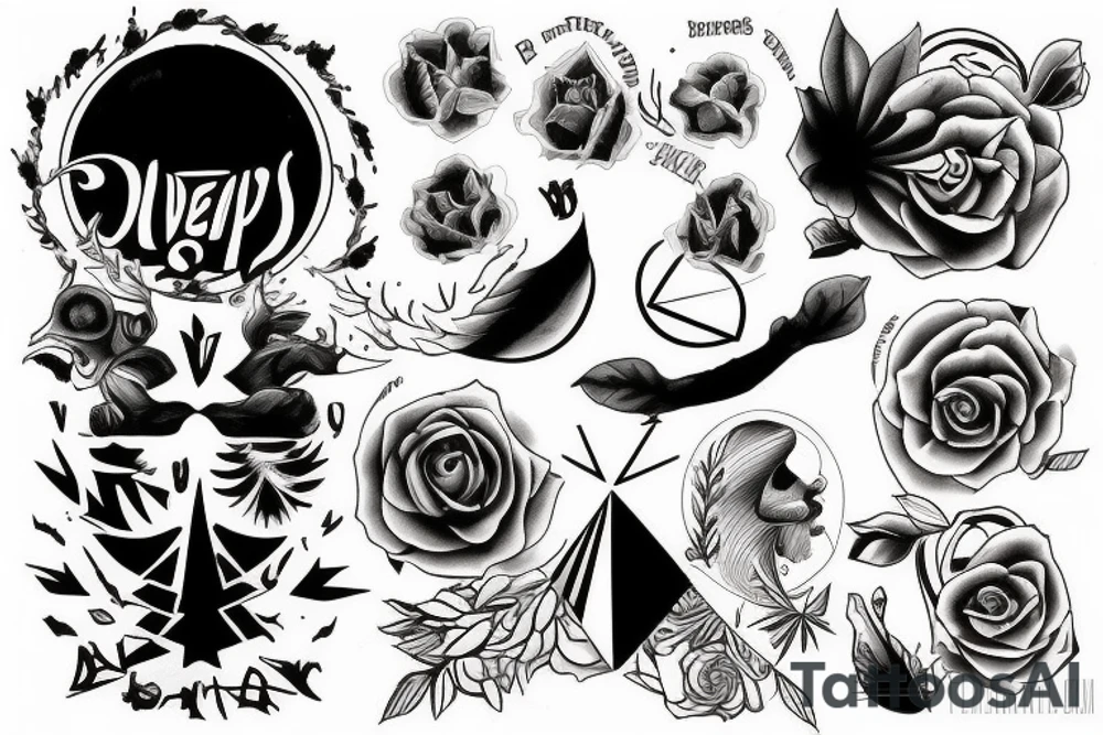 a tattoo based on the song "depth over distance" by ben howard tattoo idea