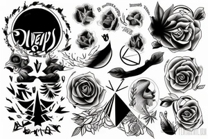 a tattoo based on the song "depth over distance" by ben howard tattoo idea