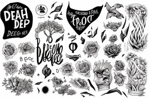 a tattoo based on the song "depth over distance" by ben howard tattoo idea