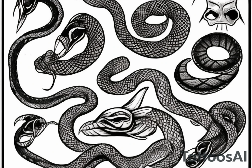 Snake tattoo idea