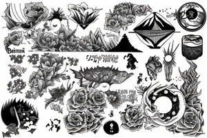 a tattoo based on the song "depth over distance" by ben howard tattoo idea