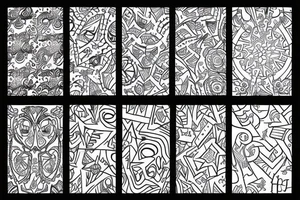 magic pattern tattoo idea