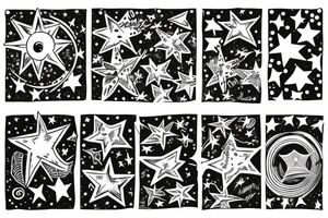 Stars tattoo idea