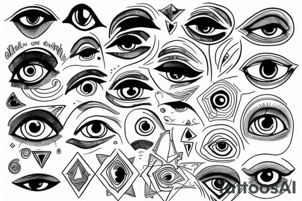 all-seeing eye tattoo idea
