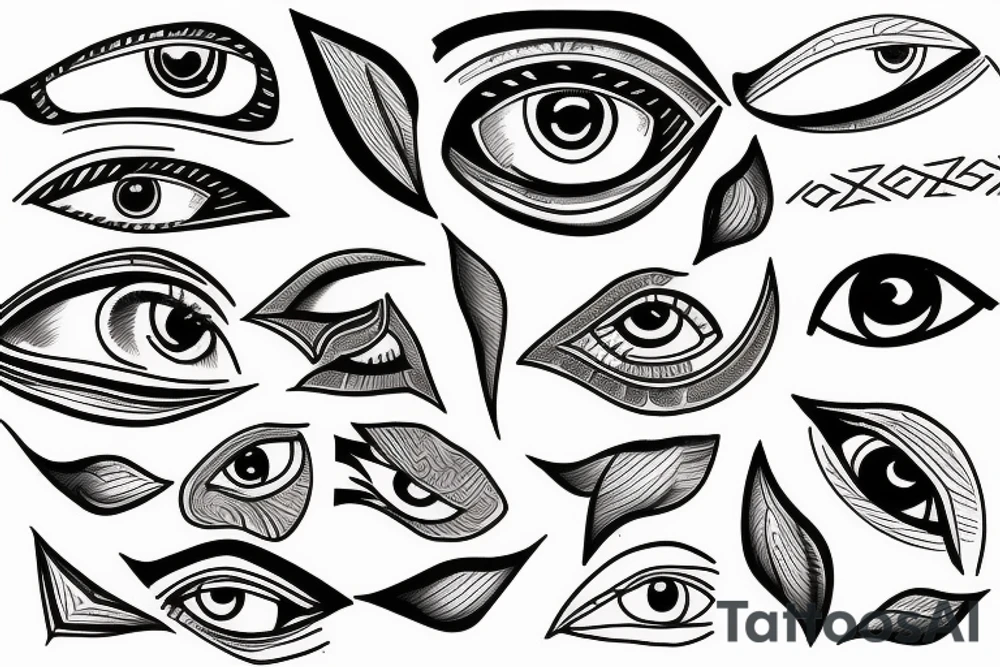 all-seeing eye tattoo idea