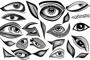 all-seeing eye tattoo idea