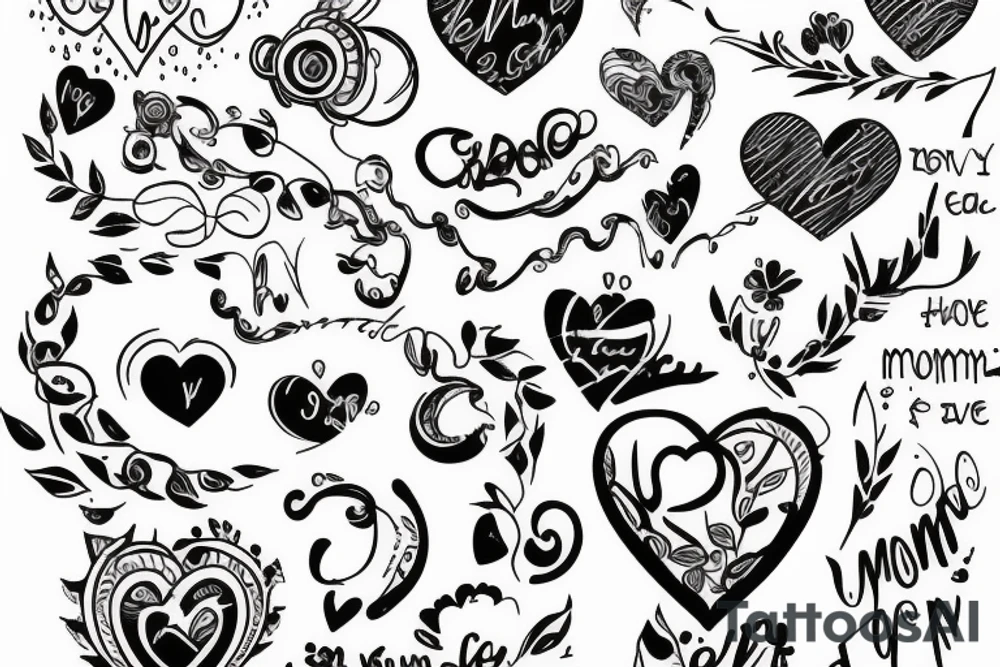 My love for my mom tattoo idea