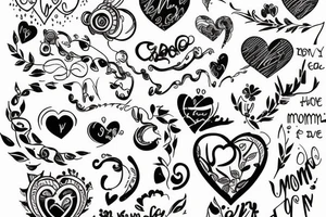My love for my mom tattoo idea