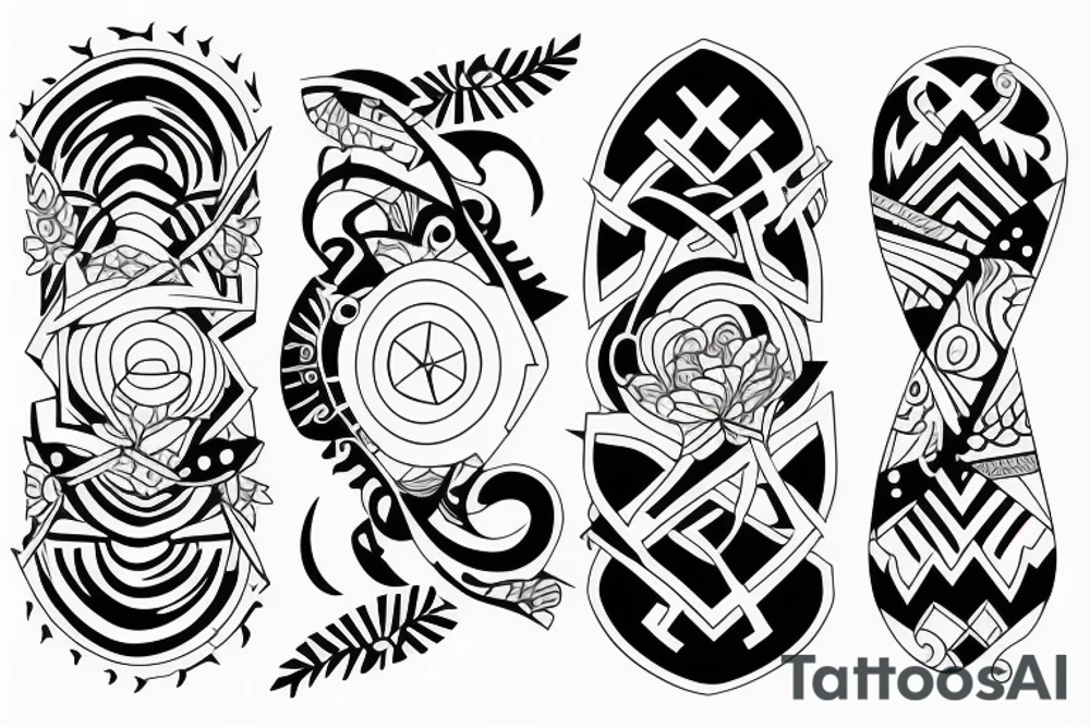Matching siblings tattoo idea