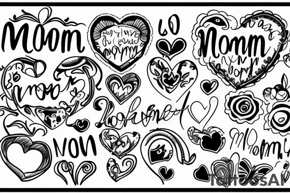 My love for my mom tattoo idea