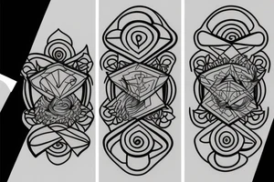 Matching siblings tattoo idea