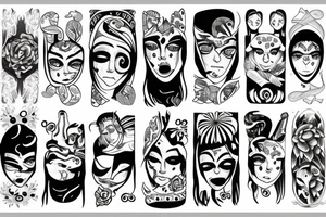 Matching siblings tattoo idea