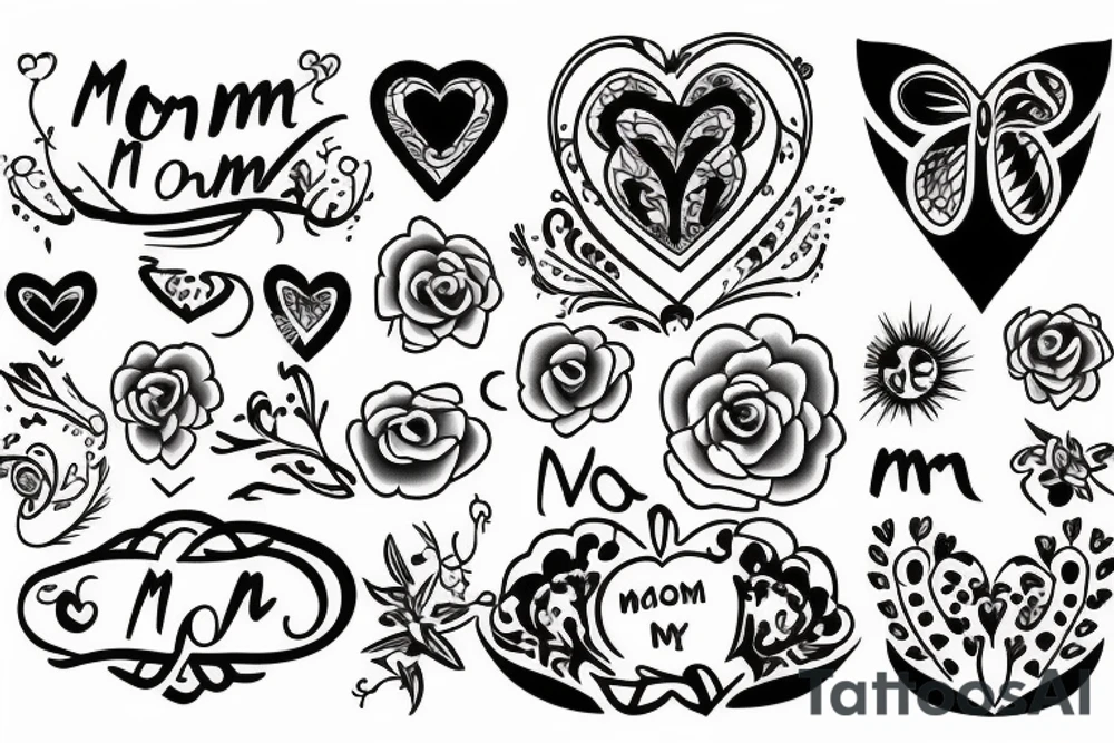 My love for my mom tattoo idea
