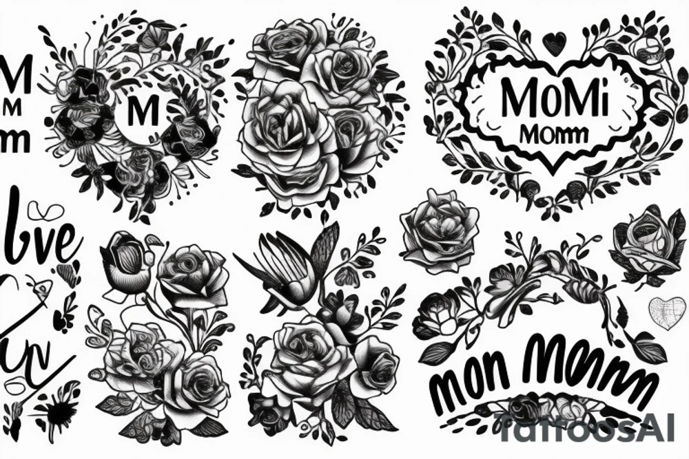 My love for my mom tattoo idea