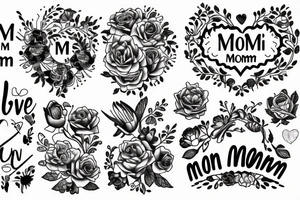 My love for my mom tattoo idea