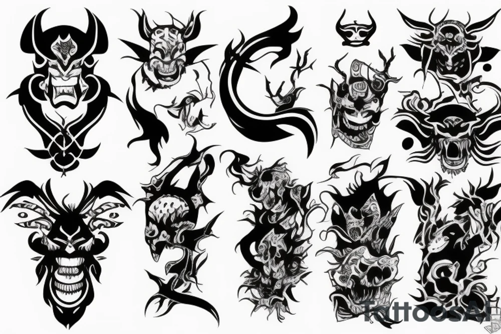 demon tattoo idea