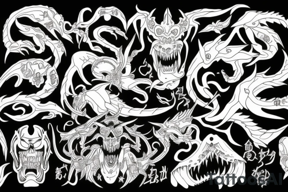 demon tattoo idea