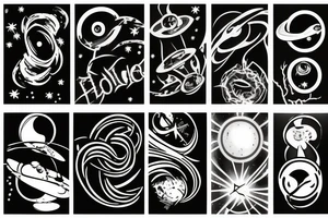 A BLACK HOLE tattoo idea