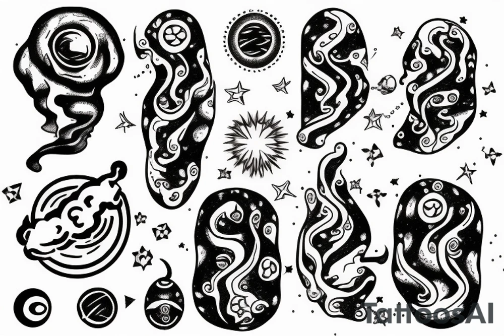 A BLACK HOLE tattoo idea