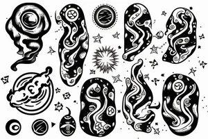 A BLACK HOLE tattoo idea