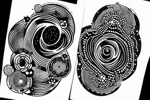 A BLACK HOLE tattoo idea