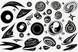 A BLACK HOLE tattoo idea
