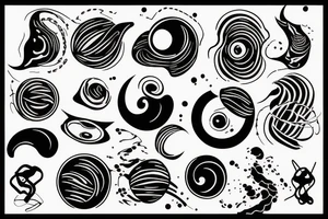 A BLACK HOLE tattoo idea