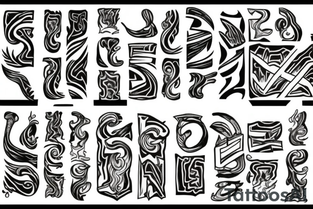 The name Zayden with a fire theme tattoo idea