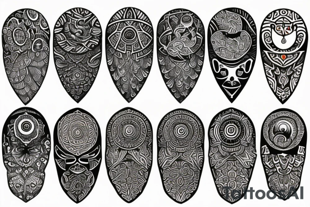 Hindu spiritual tattoo idea