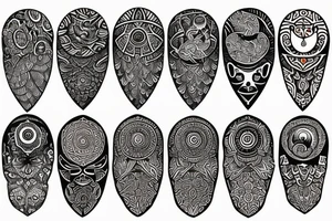 Hindu spiritual tattoo idea