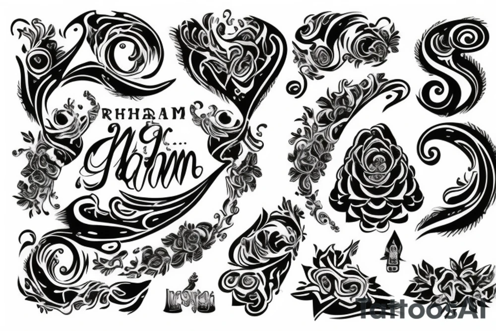 Rihaan tattoo idea