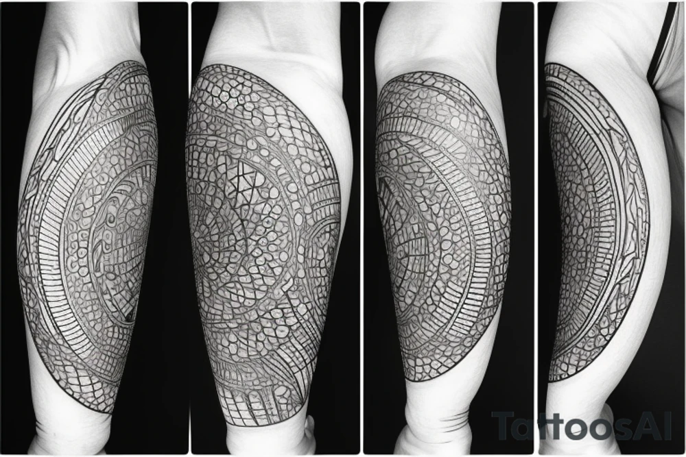 The pencil going through galaxy in a shape of fibonacci sequence tattoo idea The pencil going through galaxy in a shape of fibonacci sequence tattoo idea