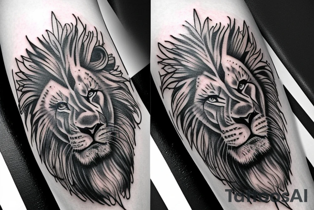 Lion Metallica tattoo idea