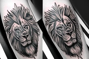 Lion Metallica tattoo idea