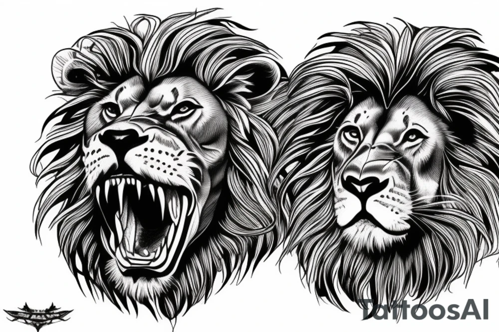 Lion Metallica tattoo idea