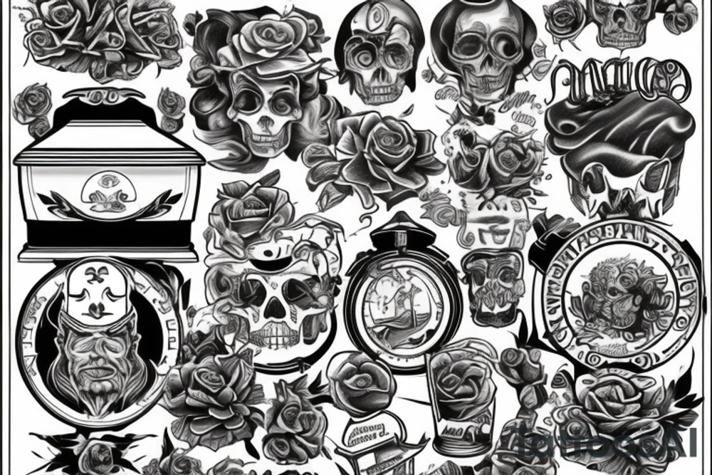 Coffin tattoo idea