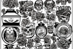 Coffin tattoo idea