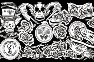 Coffin tattoo idea