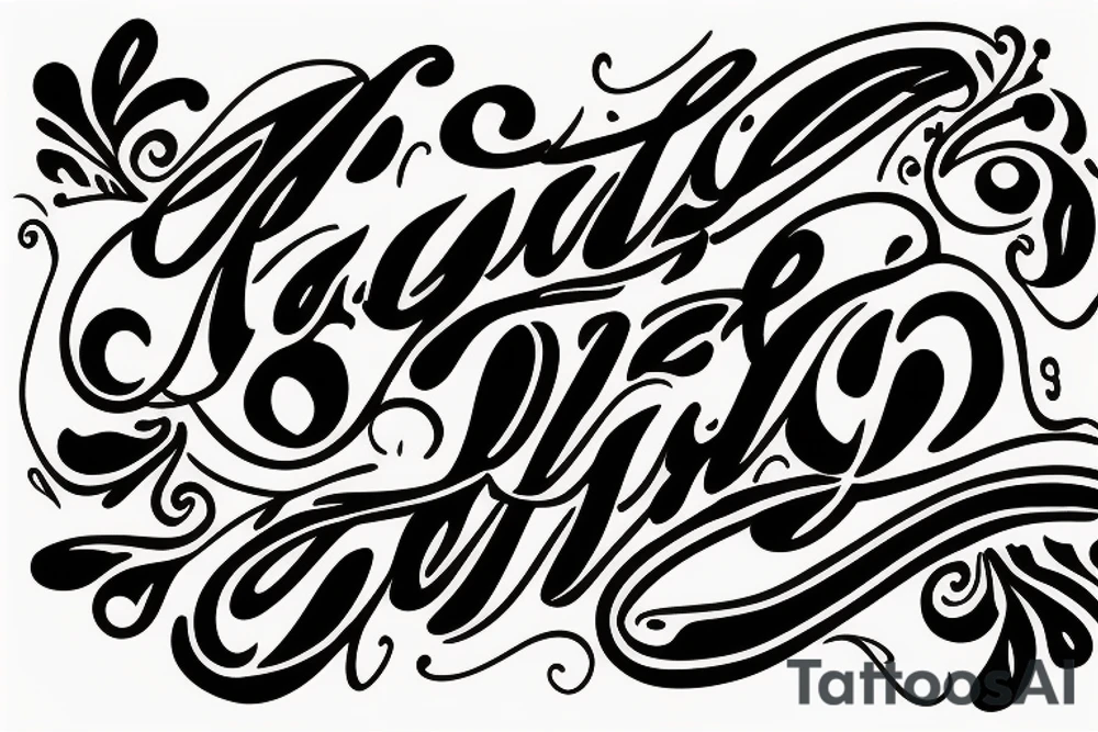 "Carlito" in script tattoo idea