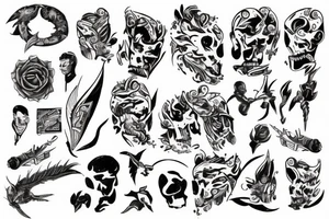 Scatter tattoos for guys tattoo idea