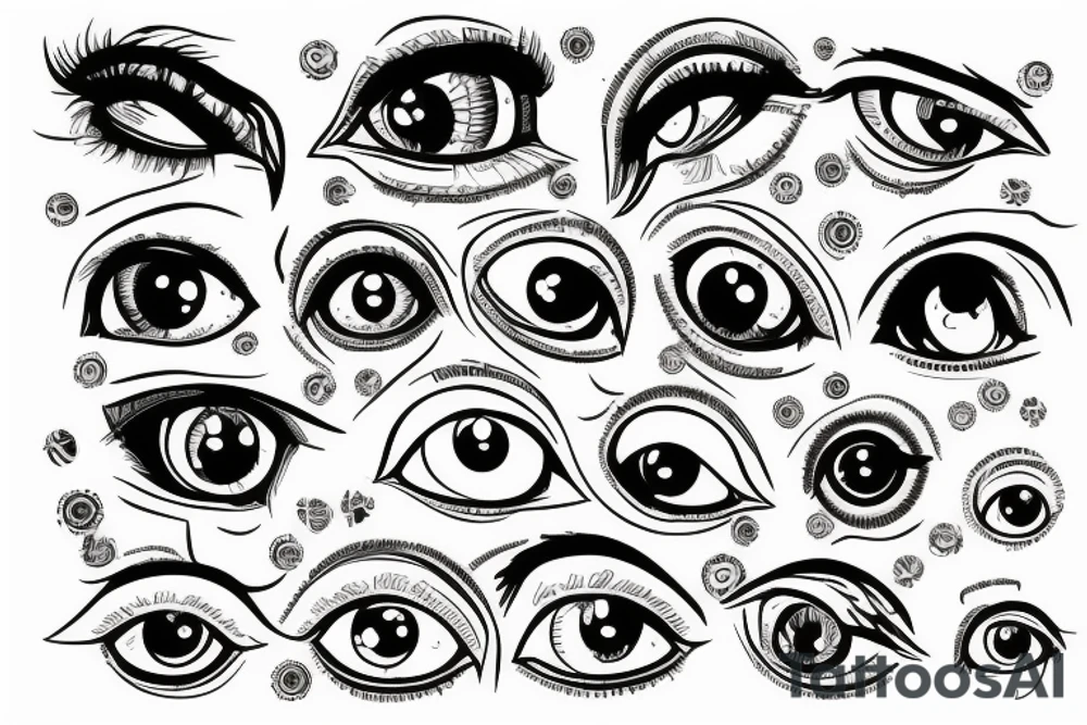 eyeball tattoo idea