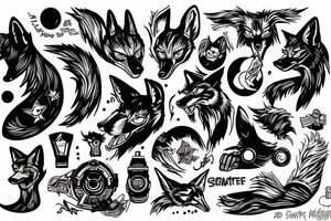 Simpsons space coyote tattoo idea